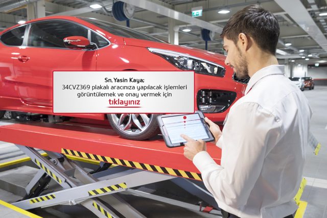 KIA Temassız Servis Hizmeti