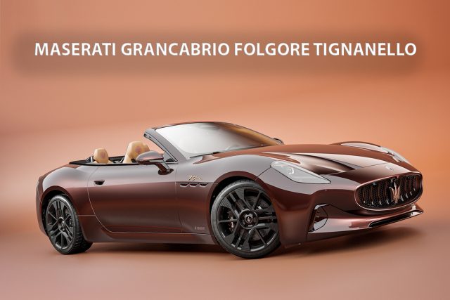 Maserati GranCabrio Folgore Tignanello