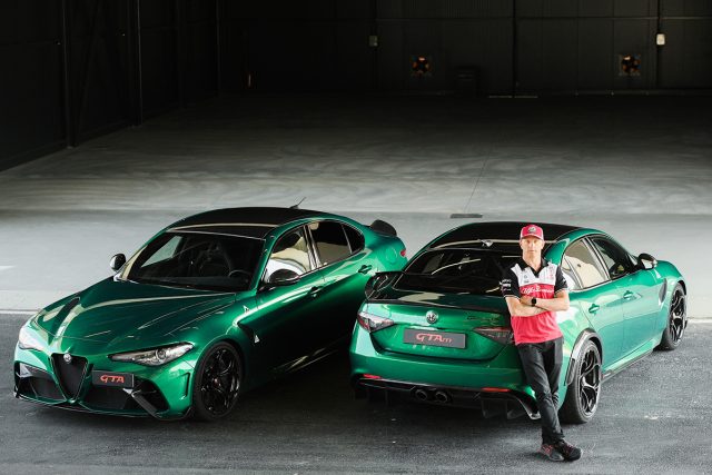 Kimi Raikkonen-Giulia GTA Kimi Raikkonen-Giulia GTA